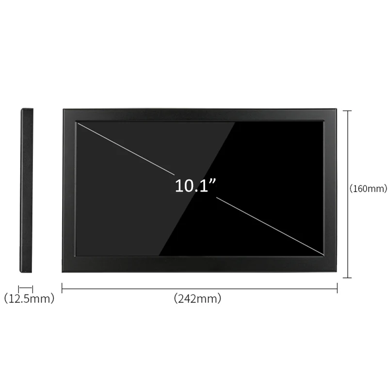 Блок питания 10 дюймов 2K 2560*1600 HDMI USB 5 В портативный IPS монитор для Ps4 Pro