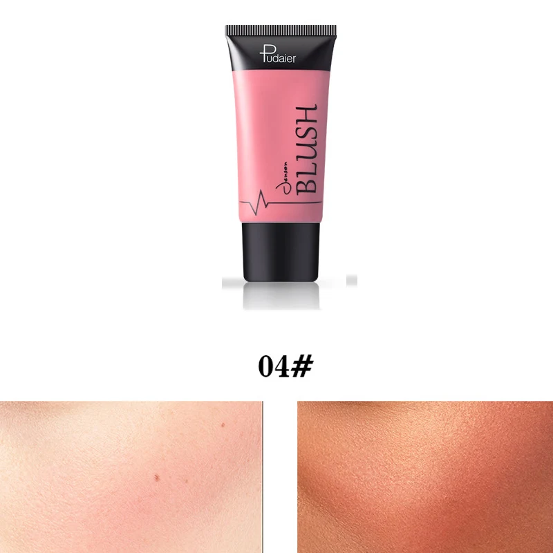 Makeup Liquid Blush Women Face Comestic Blusher Silky Brighten Matte Nude Blushes Cream NShopping - Цвет: as shown
