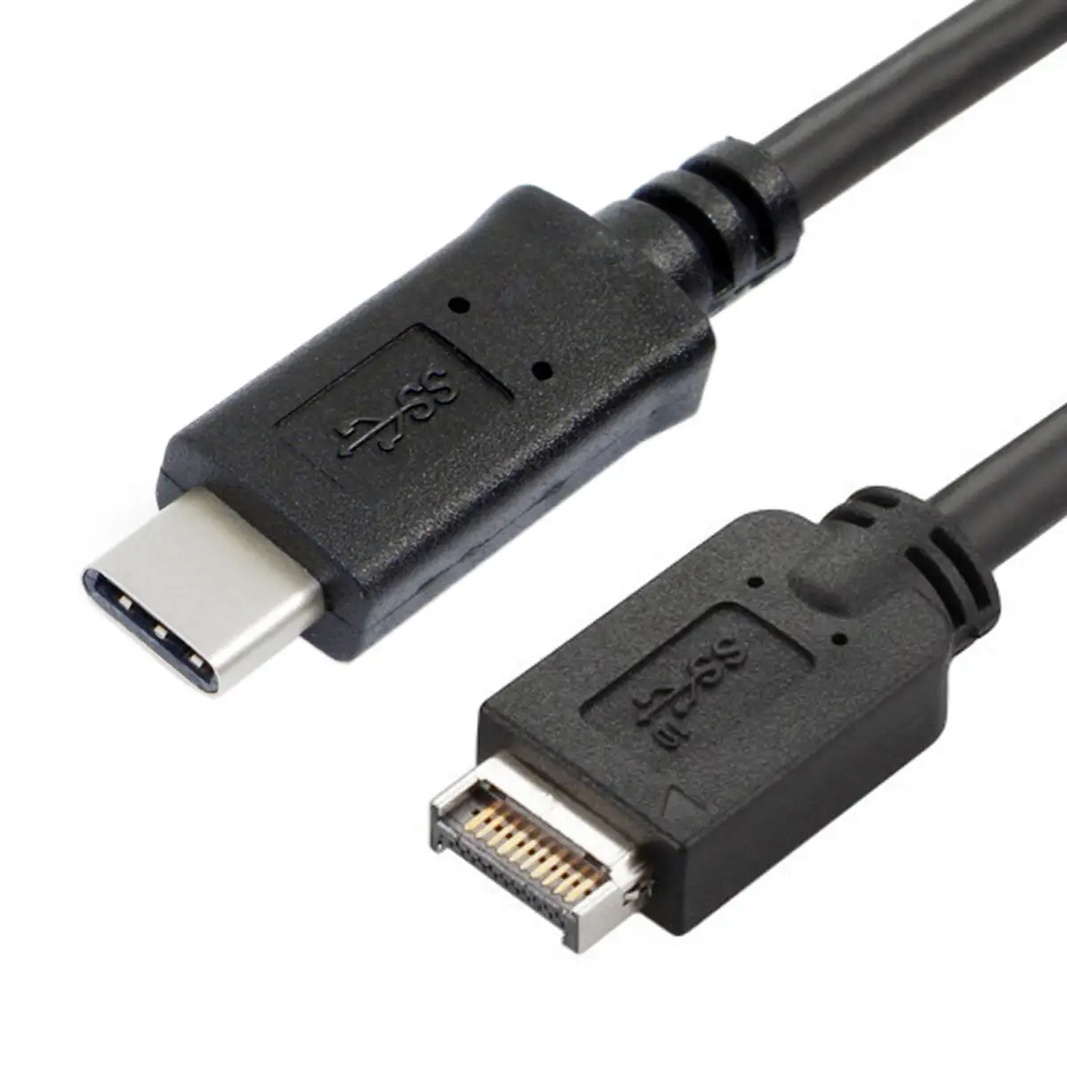 Кабель для передачи данных панель заголовка 50 см мужской удлинитель Usb 3 1 спереди
