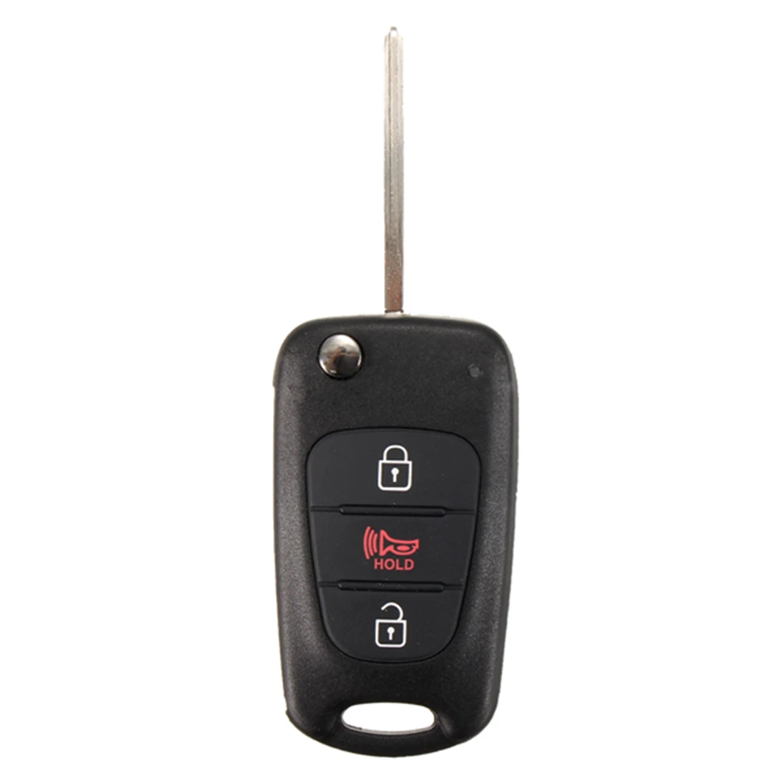 

AUTO 3 Buttons Remote Key Case Shell with Uncut Blank Blade For KIA Soul