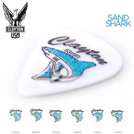 Clayton Sand Shark Acetal Grip гитарный медиатор|grip guitar|grip guitar pickspicks plectrums |