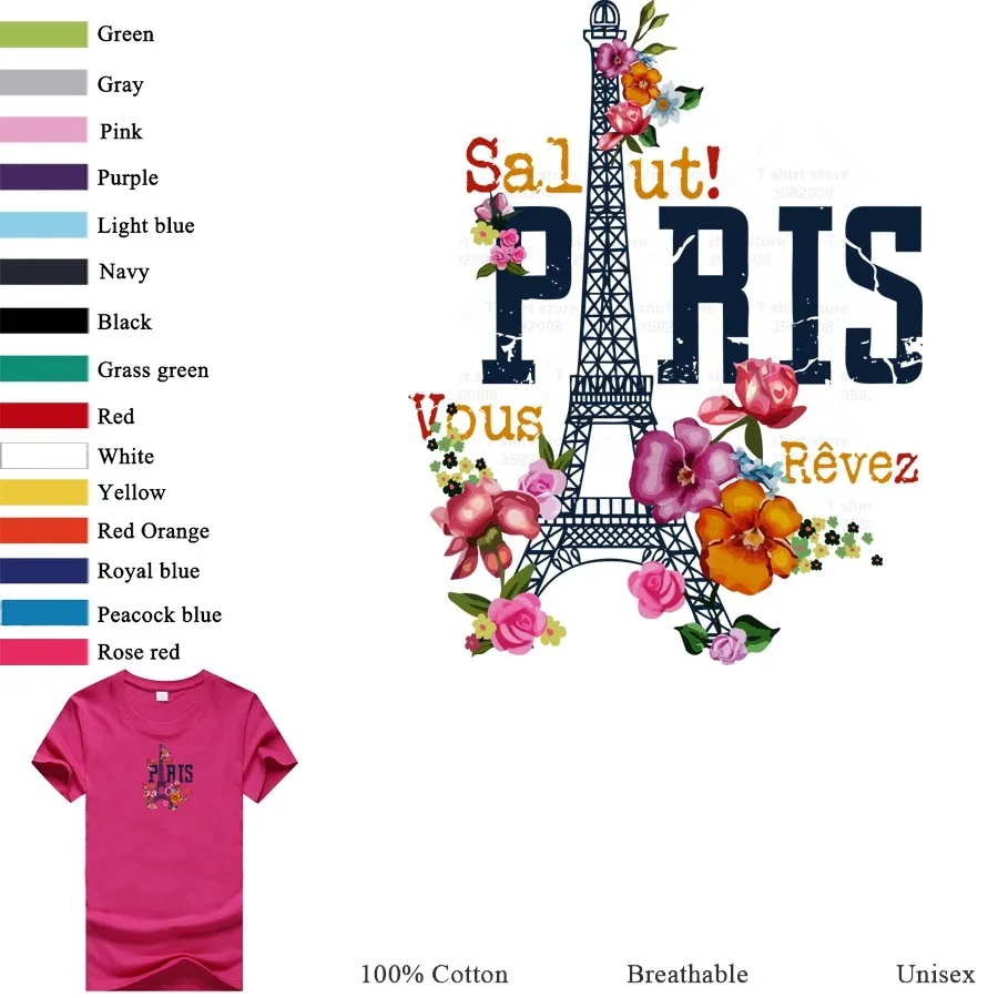 Eiffel Tower T-Shirt Plus Size Funny Lovely Top Multicolor Basic Oversized Shirts Women Street Wear Fashion Clothes T Shirt Tee Eiffel Tower T-Shirt Plus Size Funny Lovely Top Multicolor Basic Oversized Shirts Women Street Wear Fashion Clothes T Shirt Tee