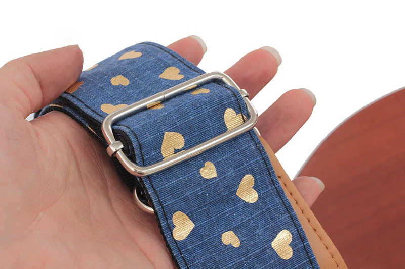 La correa de espagueti de genuino corazón eletric Guitarras Ukuleles Guitarras ra bajo Accesorios piezas personalizadas acústica lindo más colores La correa de espagueti de genuino corazón eletric Guitarras Ukuleles Guitarras ra bajo Accesorios piezas personalizadas acústica lindo más colores