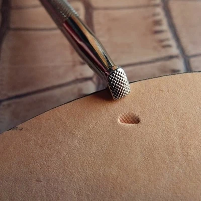 

DIY Johnleather Craft Alloy Metal Leather Craft Tools B code Hit Edge Tools Reticular Pattern LS.B702 NEW