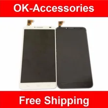 Schwarz weiß farbe für alcatel one touch idol 2 ot6037 6037 lcd display + touchscreen digitizer montage 1 teil/los