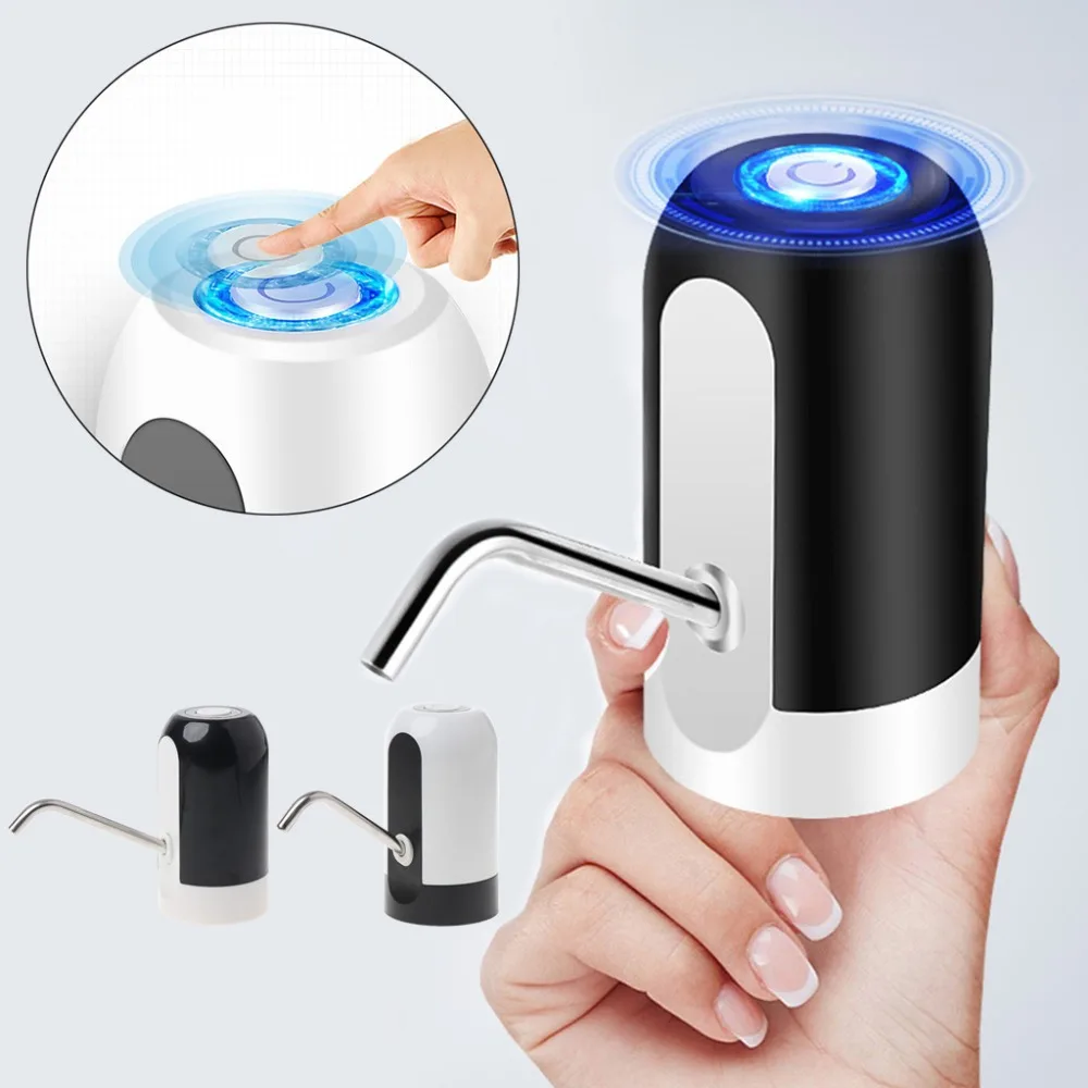 

suncup 1Set Mini Portable 4W 5V Automatic Electric Portable Water Pump Dispenser Gallon Drinking Bottle Switch USB Charging