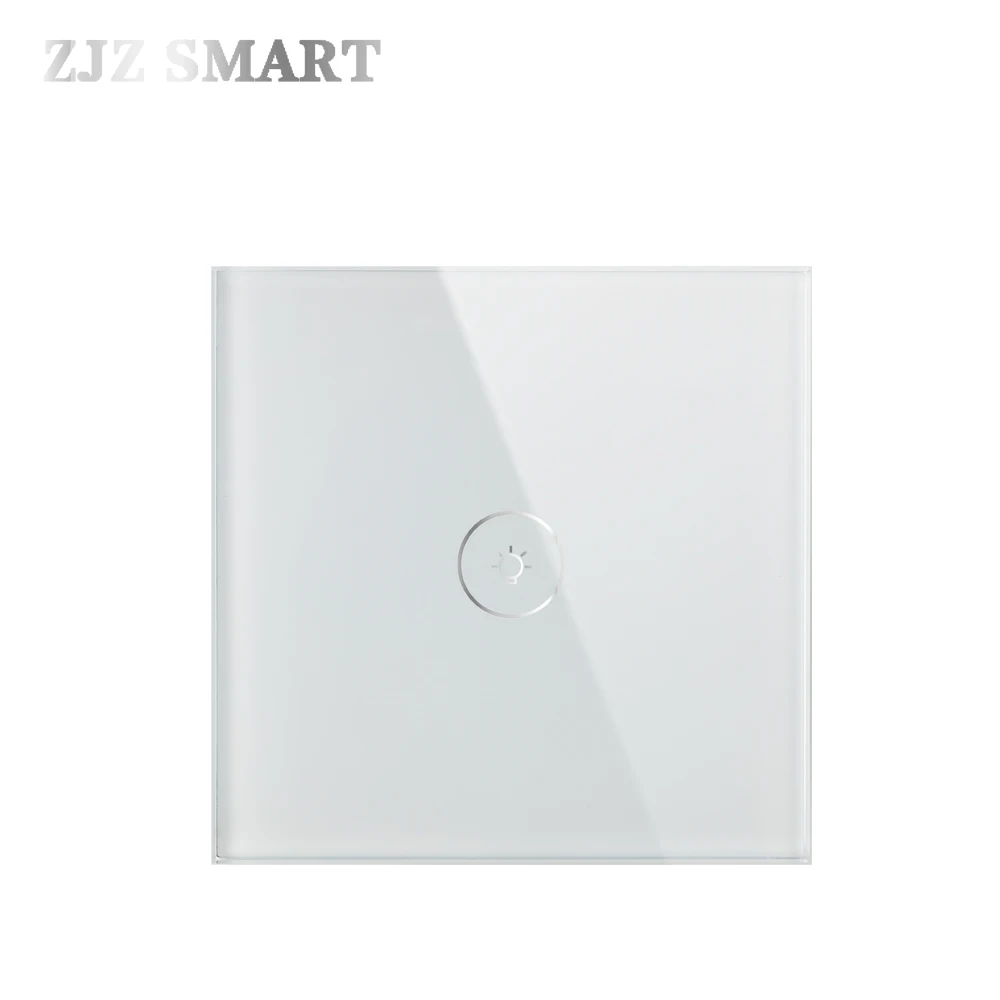 

Smart Home for EU / UK Smart Remote Control 1 Gang Wifi APP Remote Smart Home Wall Touch Glass Panel Touch LED Lights