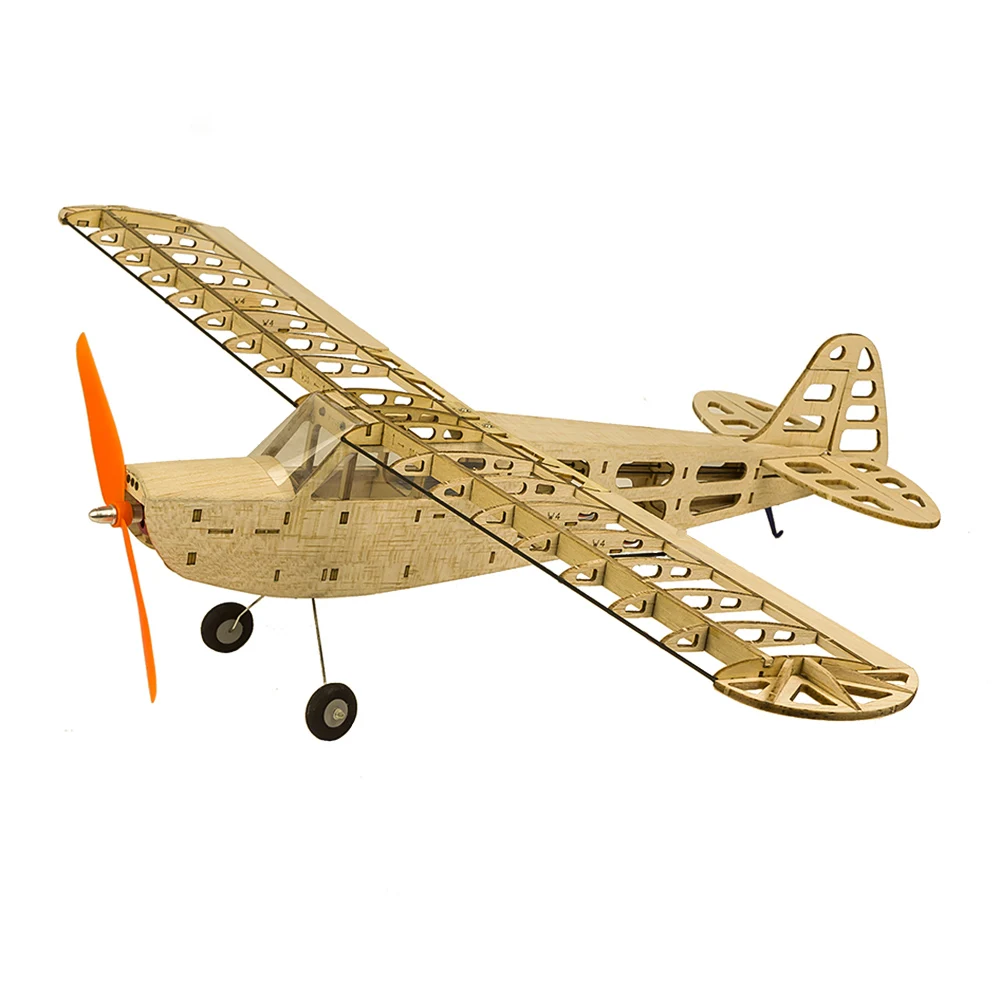 

T0801 EP J3 Balsa Wood RC Airplane 600mm Wingspan Biplane RC Aircraft Toy KIT Plane for DIY RC Toys