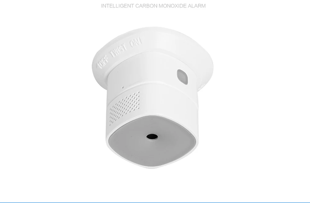 alarm siren Zigbee3.0 Carbon Monoxide Detector CO Gas Alarm Sensor Control Compatible with SmartThing Conbee stick Zigbee Gateway/Hub ring alarm keypad buttons