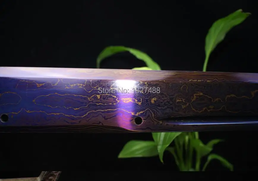 Хороший дамасский стальной синий Клинок Острый кунгфу Broadsword дадао Цин телограждение меч дао