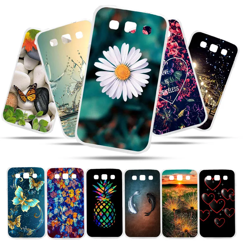 

Bolomboy Painted Case For Samsung Galaxy Win I8552 Case Silicone Cases For Samsung i8552 Cover Wildflowers Cute Animal Bag