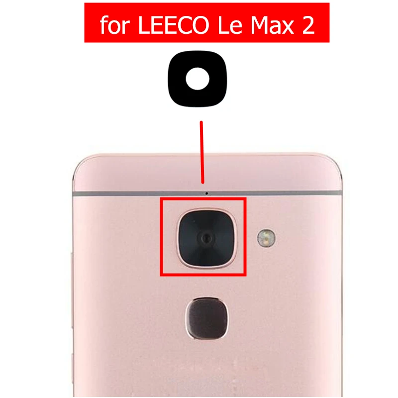 

2pcs for LEECO Le Max 2 X820 X829 Camera Glass Lens Back Rear Camera Glass Lens with Glue Replacement Repair Parts