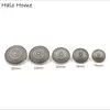 5pcs Round Retro Metal Shank Buttons fit Clothing Repair Sewing Decor Replace and Crafts Make 15-25mm ► Photo 2/6