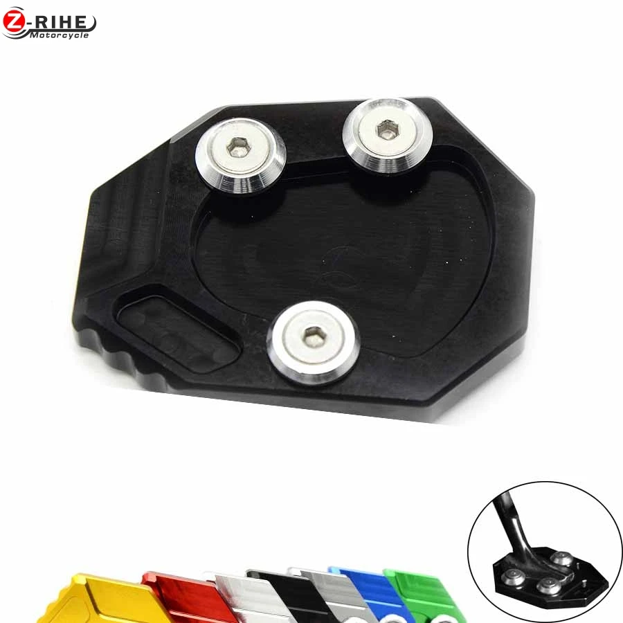 

Motorcycle CNC Aluminum Side Stand Enlarger extension pad Side Stand Enlarge for yamaha yzf R1 1999-2014 2000 2001 2002 2003-14