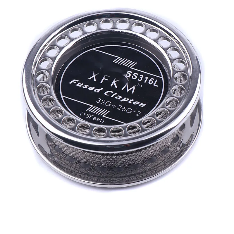 Проволока нагревательная XFKM SS316L для RDA RBA 5 м/рулон|clapton wire|fused claptonheating wire |