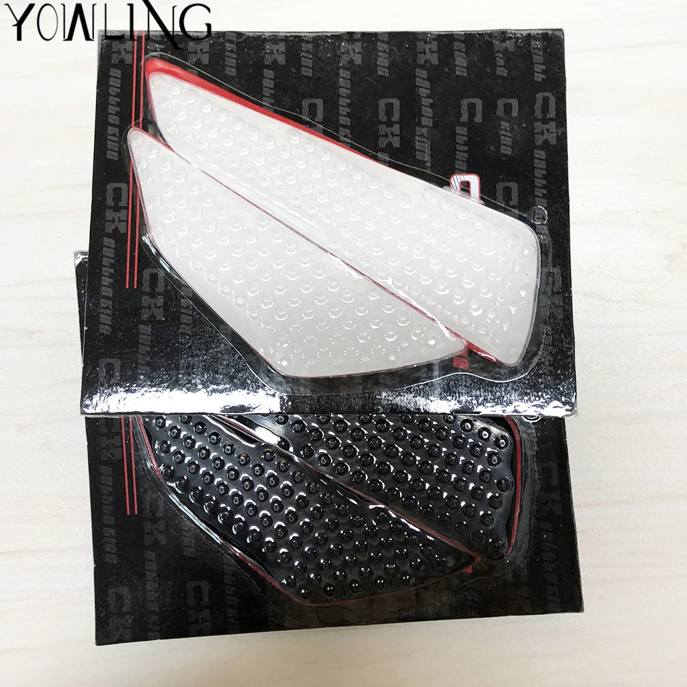 

2018 Universal motorcycle Tank Traction Pad Kit Top black Stickers decals for kawasaki DL650 SV650 SV1000 BANDIT1200/650