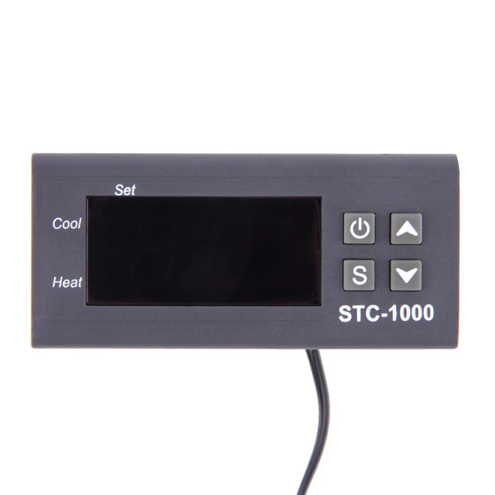 STC 1000 цифровой регулятор температуры термостат инкубатор для аквариума холодная