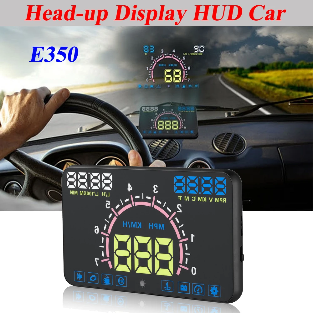 5 8 &quotOBD2 автомобильный HUD цифровой спидометр Автомобильный дисплей на голову