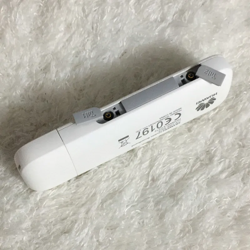 Comprar Desbloqueado Huawei E3372 E3372h 607 + antena Dual 4G LTE 150Mbps módem USB Dongle USB compatible con todas las bandas con antena CRC9