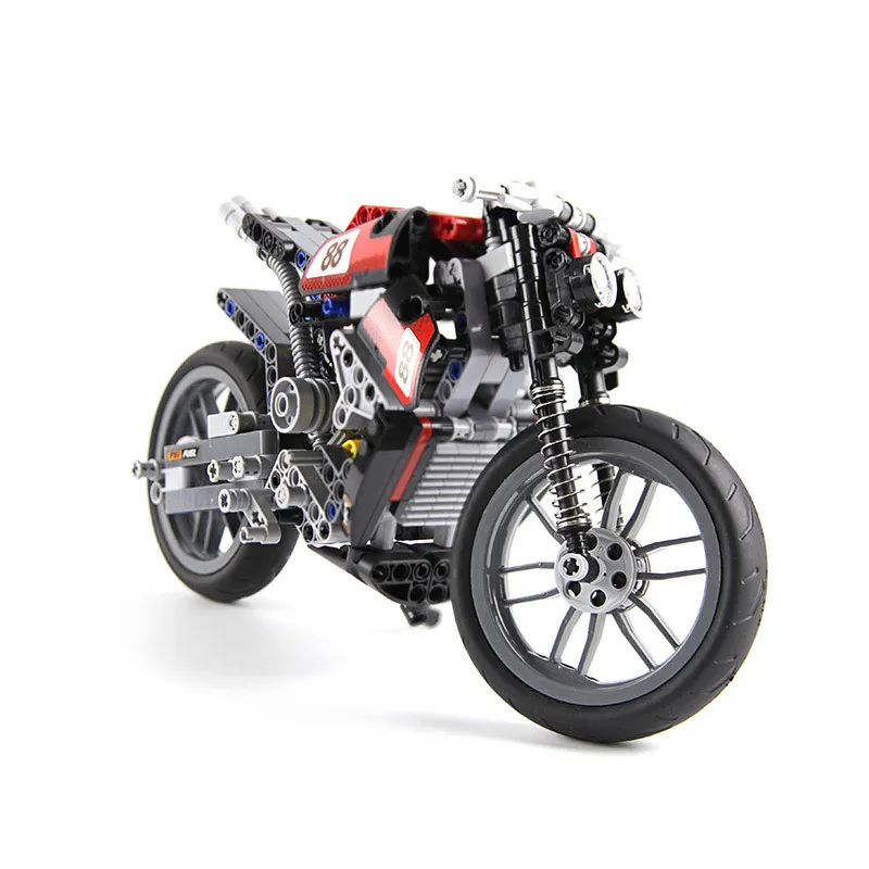 

The Speed Motorcycle Set Compatible Technic Model Building Blocks 378 Pcs Bricks Boy Birthday Gift Educational Toys
