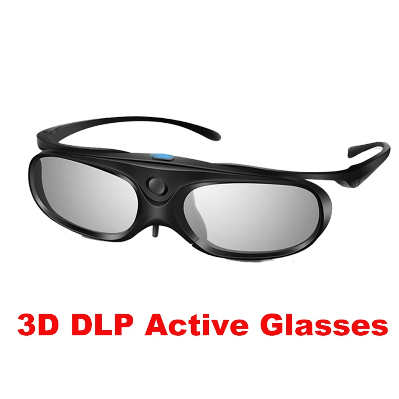 3D очки Elikliv с активным затвором DLP Link зажим совместим проектором Optoma BenQ Sharp Acer Samsung