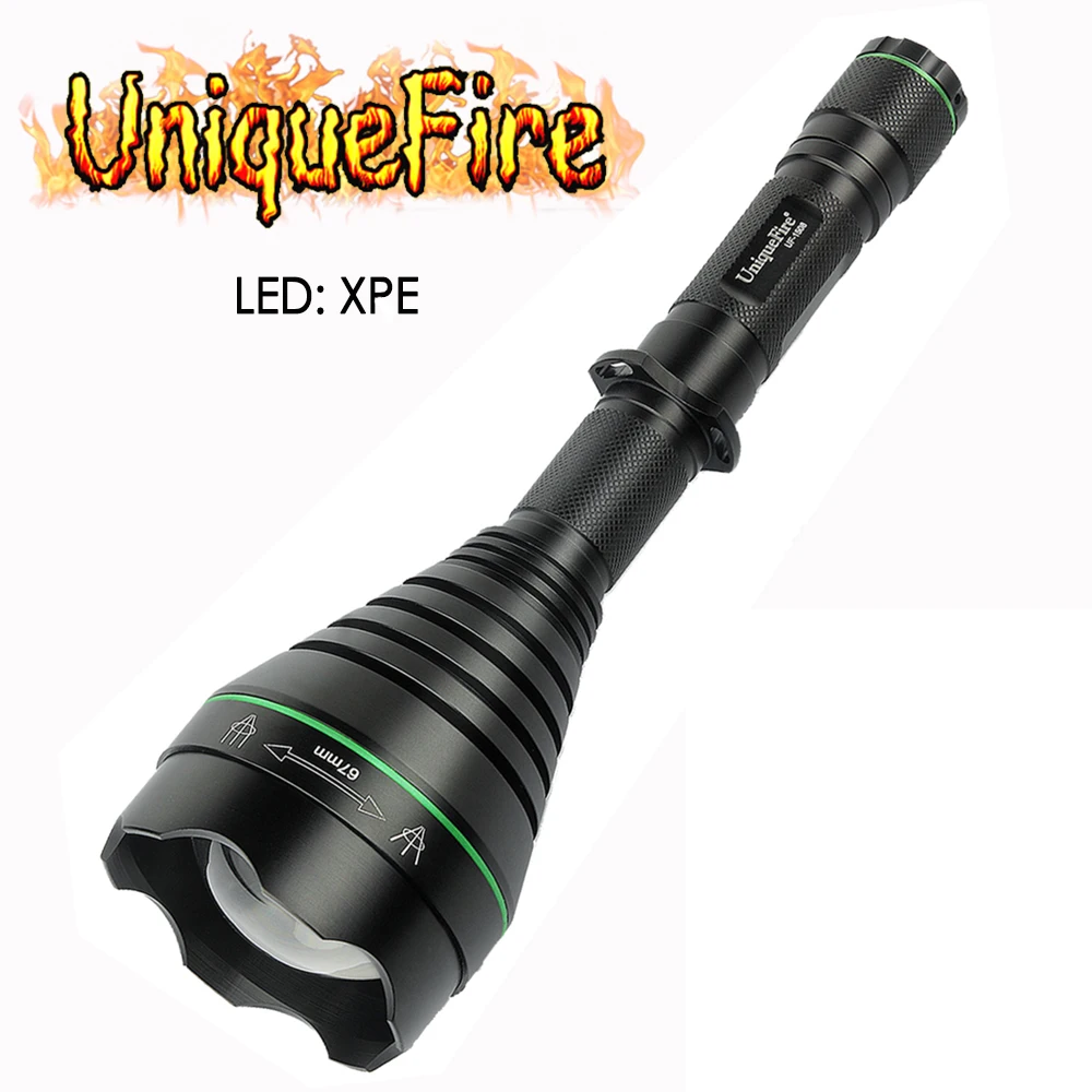 UniqueFire 1508 67 мм объектив XPE зеленый/красный/белый свет светодиодный фонафонарь с 3