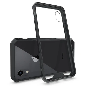 

30pcs/lot For iPhone XS Max XR XS Anti-shock TPU PC Acrylic Crystal Tough Armor Hard Case For iPod Touch 5 Touch 6