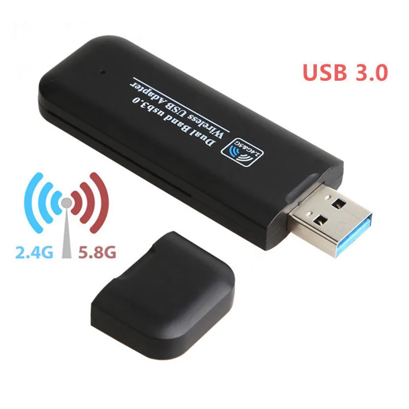 Двухдиапазонный 802.11AC USB 3 0 AC 1200 Мбит/с 2 4 ГГц 5 WiFi Lan Dongle Беспроводной 1200M WIFI Wlan