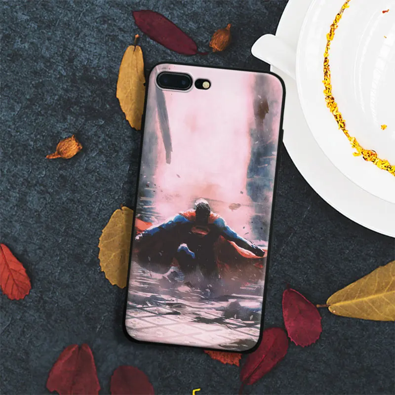 

Superman Amazing Pattern Coque Tpu Soft Silicone Phone Case Cover Shell For Apple IPhone 5 5s SE 6 6s 7 8 Plus X 10