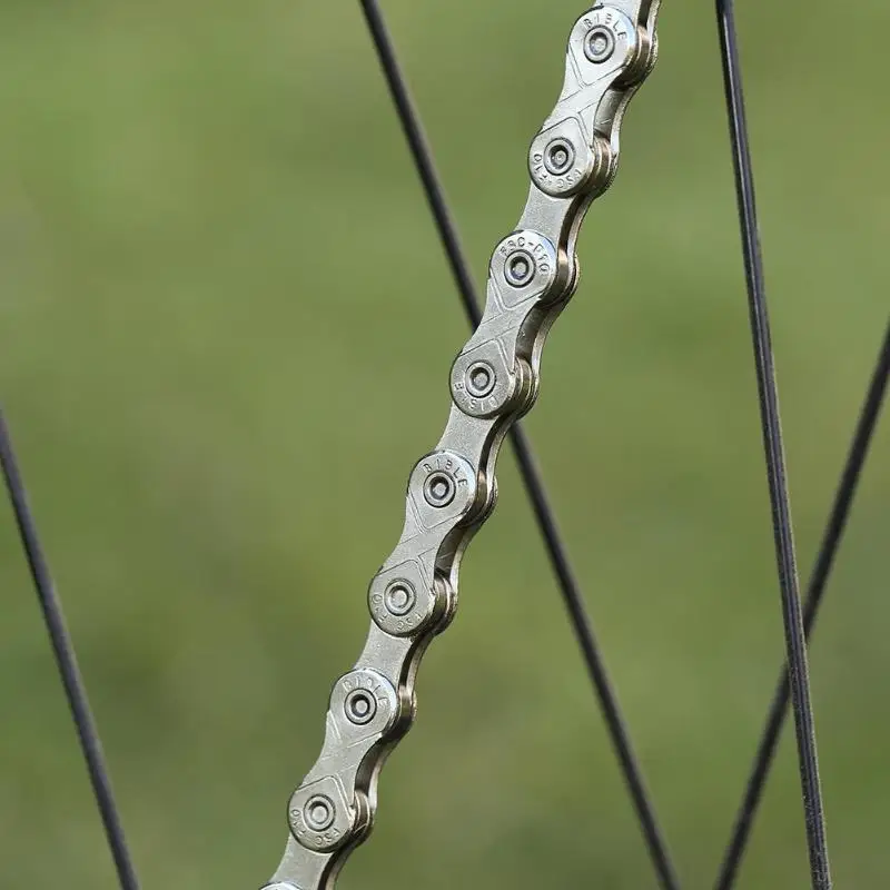 100 звеньев одинарная скоростная оливковая цепь для фиксированной передачи трек велосипед горный велосипед цепь для дорожного велосипеда с волшебной кнопкой части велосипеда