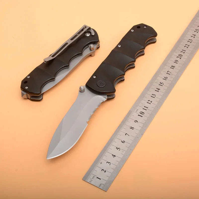

Hot! Y0853 folding knife 440C Blade aviation aluminum handle camping outdoor hunting knife Tactical Survival pocket EDC tools
