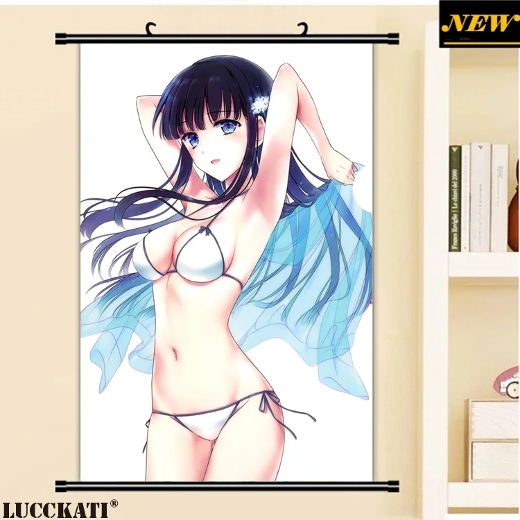 40X60 см Mahouka Koukou no Rettousei Сиба Миюки tatsuya cameltoe мультфильм аниме стены свиток картина
