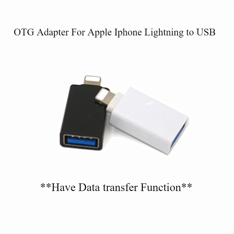 

OTG Adapter for Apple Iphone Lightning To USB Port of Keyboard Mouse SD Card Reader Data Transfer Lightning OTG Adapter