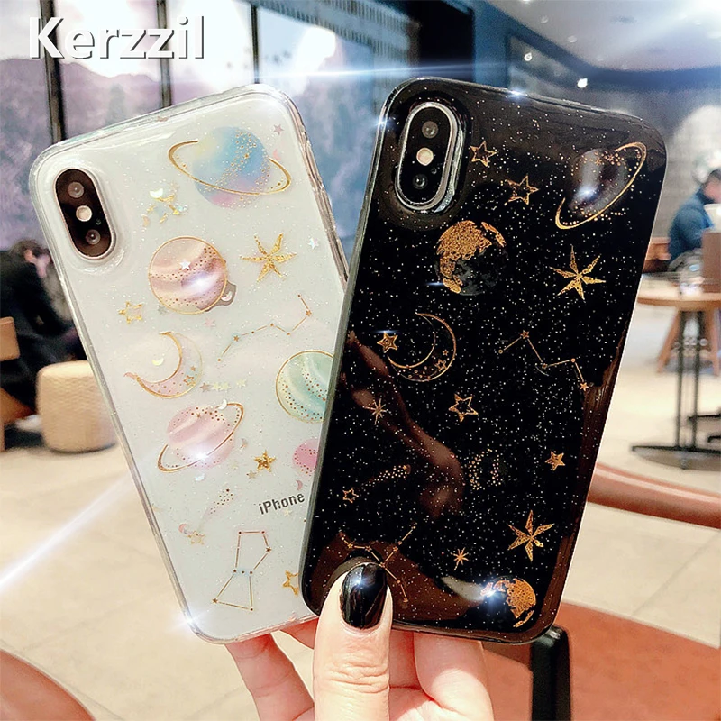 

Bling Glitter Big Dipper Soft Silicone Case For iPhone 11 Pro X XR XS MAX Star Cover Shining Phone Back For iPhone 8 7 6 S Plus