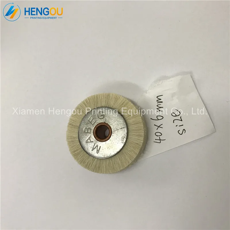 

5 PCS free shipping Komori Brush Wheel, Komori Soft Bristles 40x6mm,Komori Feeder Wheel spare parts