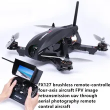 Профессиональный Дрон 5,8G Fpv RC гоночный Дрон fx127 бесщеточный двигатель высокая скорость с камерой дистанционное управление Квадрокоптер Fpv