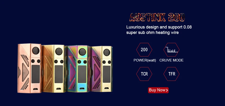 electronic cigarette 200s 200w