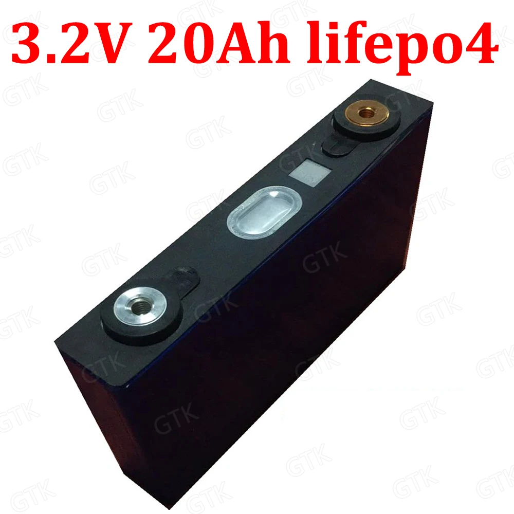 

1pc lifepo4 battery 20ah 3.2v / lifepo4 20ah / rechargeable 20ah lifepo4 / high drain 60A For battery pack diy electric vehicle