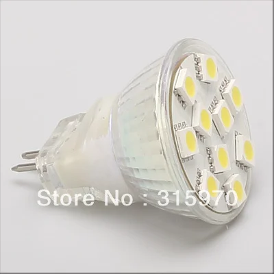 5050 SMD MR11 10LED свет 12VDC 12VAC белый Коммерческая инженерия Крытый Офис "Сделай сам! 20 шт./лот