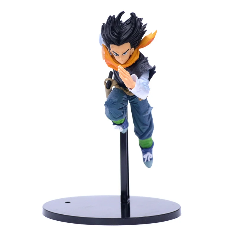 

18cm Anime Dragon Ball Z Android 17# Action Figure Sprinting Ver. DBZ Goku Fighter Lazuli PVC Collection Model Toys
