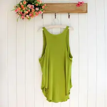 Camisoles& Tanks модная летняя женская без рукавов с v-образным вырезом конфетный жилет Свободная майка Топы Футболка Levert Dropship313