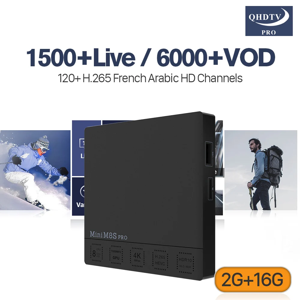 

4K IPTV Android 7.1 Box Code IP TV MINI M8S PRO S912 4K 2G 16G Support BT Dual-Band WiFi Subscription QHDTV Pro Set Top Box