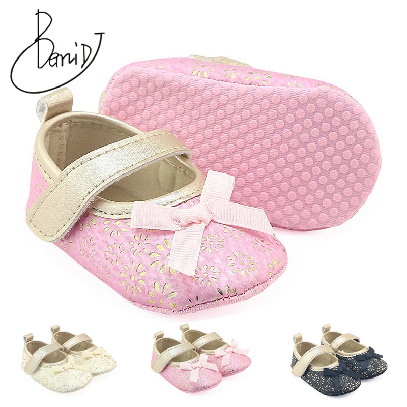 

newborn shoes Soft bottom Comfortable girl shoes Oblique strip girl Indoor slip toddler shoe Breathable First Walkers baby shoes