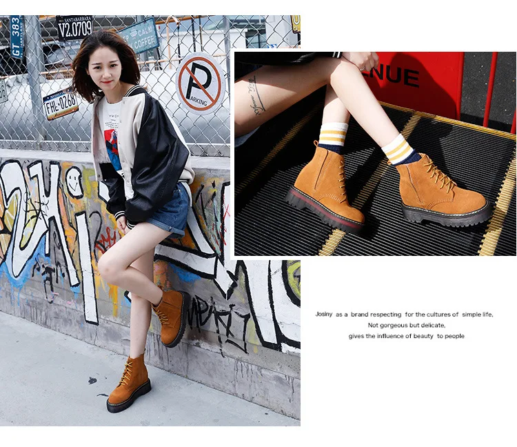 Женские ботинки; ботинки в байкерском стиле из натуральной кожи, визуально увеличивающие рост; модная обувь в консервативном стиле; зимние ботинки; 02A