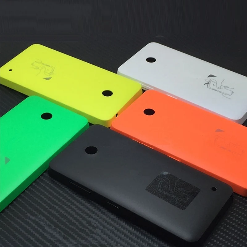 عودة باب البطارية الإسكان ل nokia 630 635 الخلفية غطاء حالة لمايكروسوفت lumia nokia 635 630 الغطاء الخلفي دون شعار