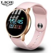 LIGE Смарт-часы для мужчин и женщин спортивный смарт-браслет кровяное давление монитор сердечного ритма фитнес-трекер Шагомер Смарт-браслет