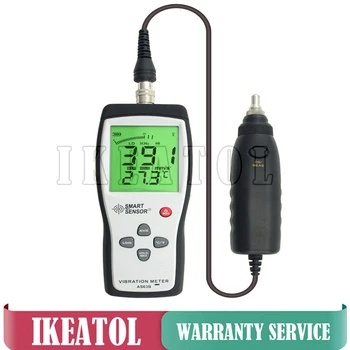 

AS63B Portable LCD Vibration Analyzer Tester Meter Vibrometer Gauge Tester Analyzer 0.1-199.9m/s Vibration Tester Analyzer