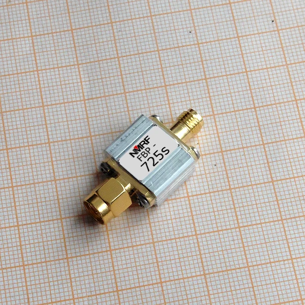 725MHz SAW bandpass filter 45MHz bandwidth 1dB 703-748MHz SMA interface | Электроника