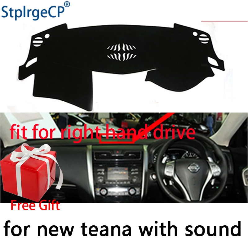 Car Dashboard Cover Mat for Nissan Teana Altima L33 2013 2018 Right Hand Drive Dashmat Pad Dash