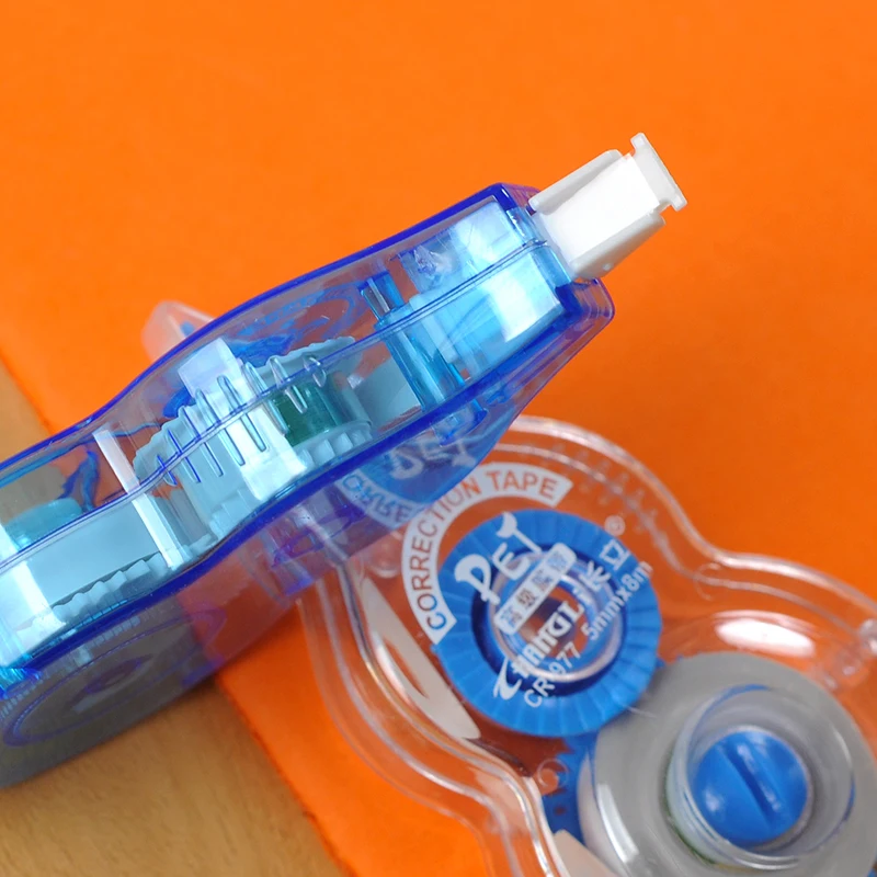 6pcs Correction Tape Large Capacity 8mx5mm White Tape for Student Tape